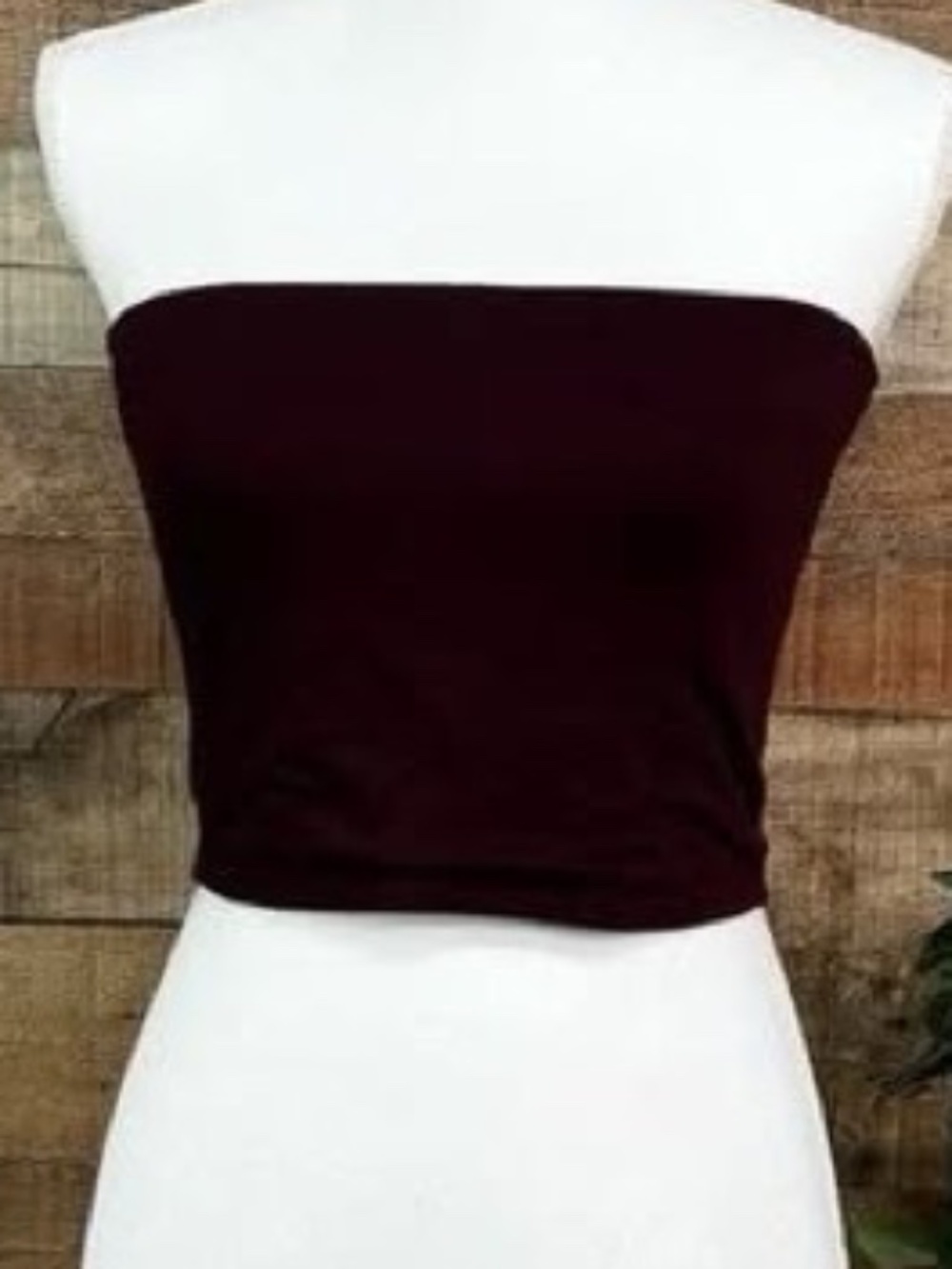 Women's Size Medium Windsor Burgundy Tube Top